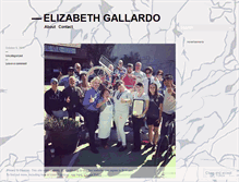 Tablet Screenshot of elizabethgallardo.com